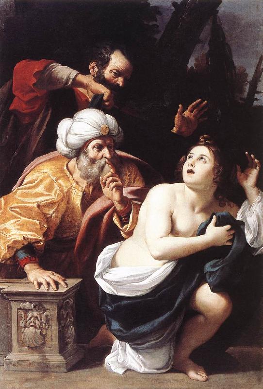 BADALOCCHIO, Sisto Susanna and the Elders  ggg France oil painting art